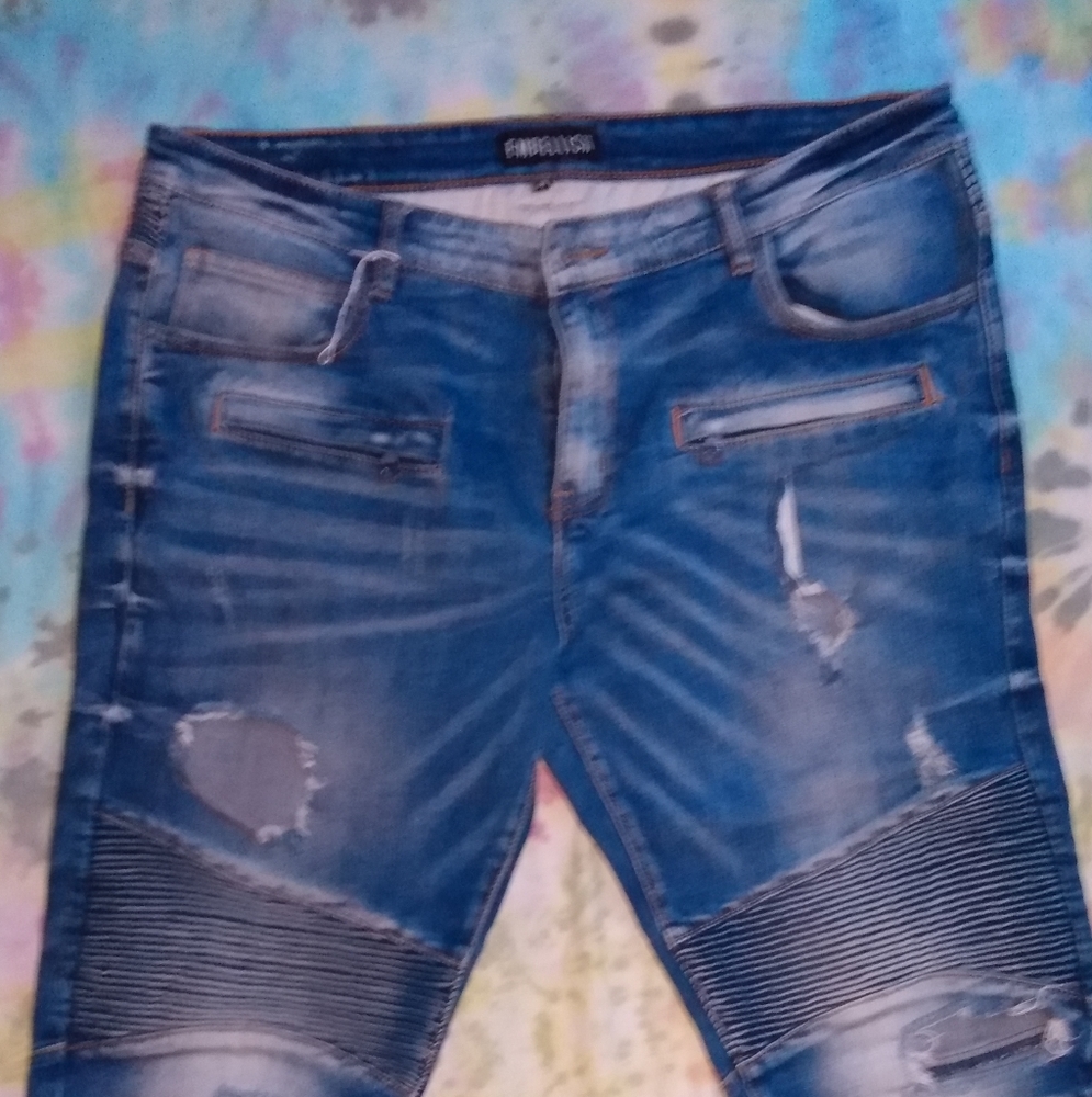 EMBELLISH Moto Jeans Men's 38